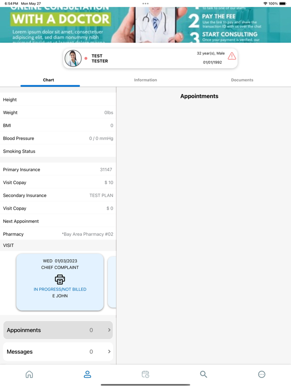 PracticeEHR Go iPad screenshot 5 - Medical app