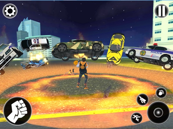 Spider Games Miami Rope Hero iPad screenshot 5 - Games app