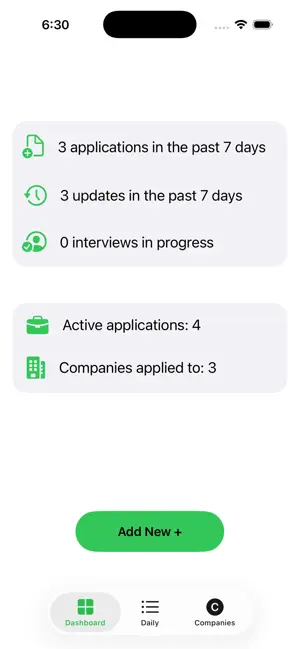 Job Journal: Track Jobs screenshot 1