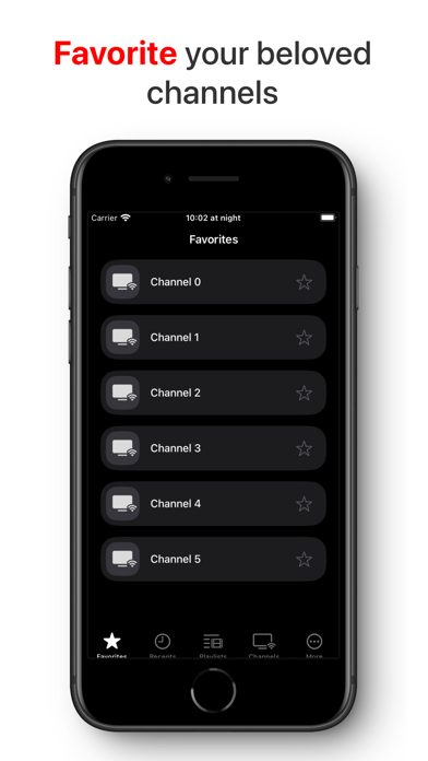 IPTV Player App iPhone screenshot 2 - Entertainment app