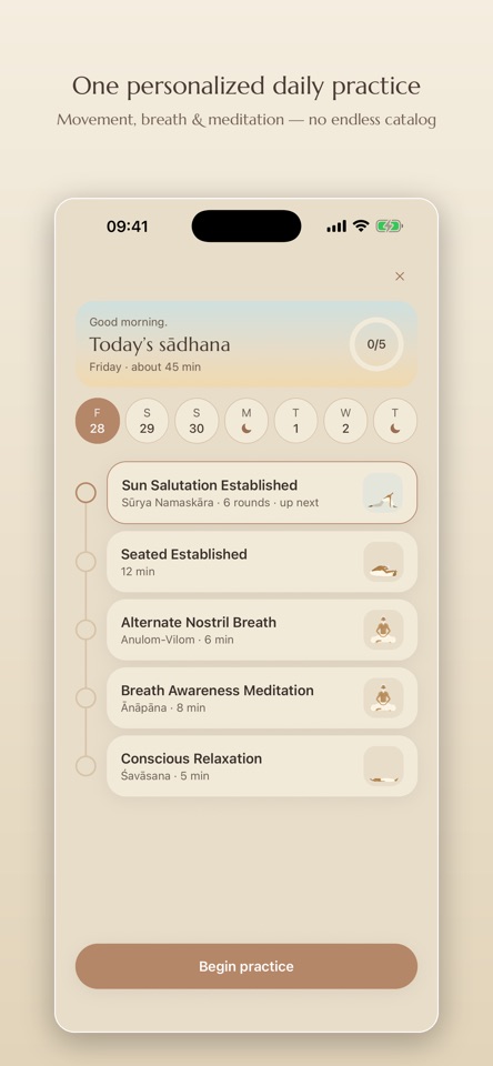 Sadhana - Yoga & Meditation screenshot 2