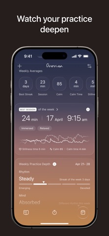 Rise: Meditation Timer Screenshot 6 of 10