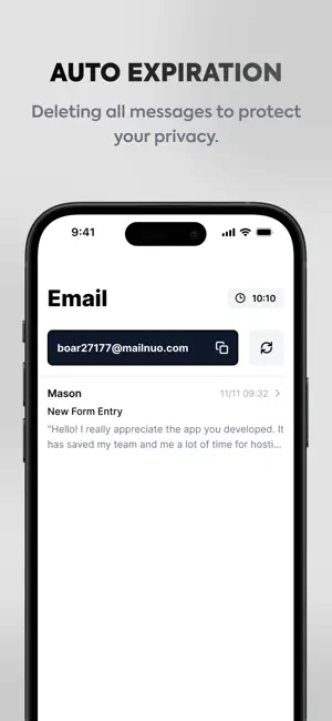 TempMail.so screenshot 2