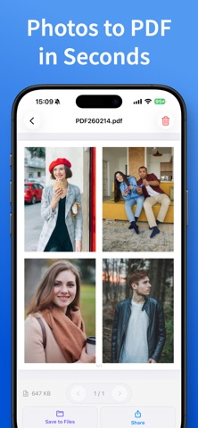 Photos to PDF: Easy Layout iPhone screenshot