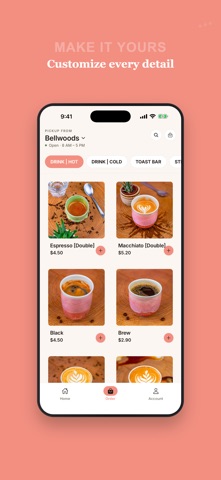 Found Coffee iPhone screenshot