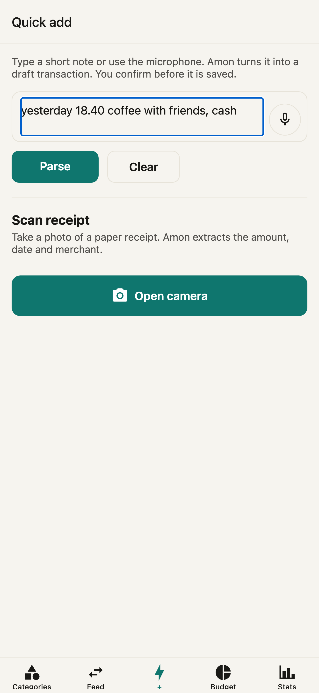 Amon Budget screenshot 3