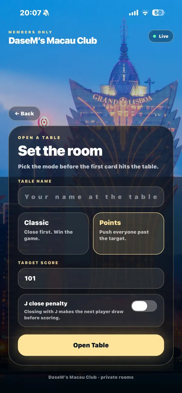 Screenshot #2 pour DaseM's Macau Club