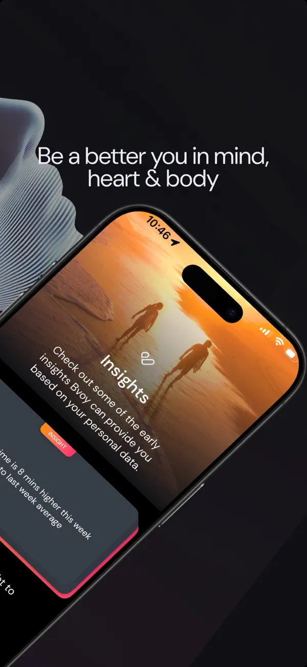 Screenshot #2 pour Bvoy: Stress & Sleep Tracker