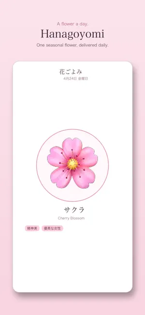 Hanagoyomi - Flower Almanac screenshot 1