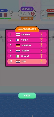 Collapse Basketball™ iPhone screenshot