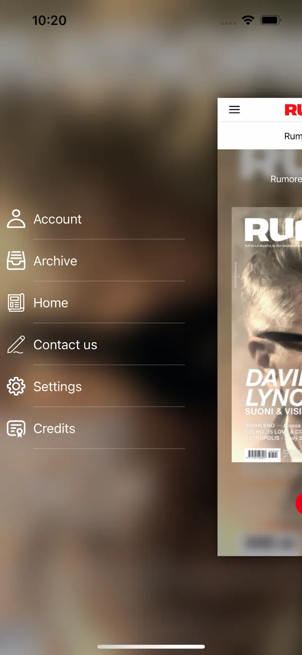 Screenshot #3 pour Rumore Magazine