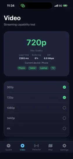 Скриншот Speedtest Ultra – Интернета на iPhone 5