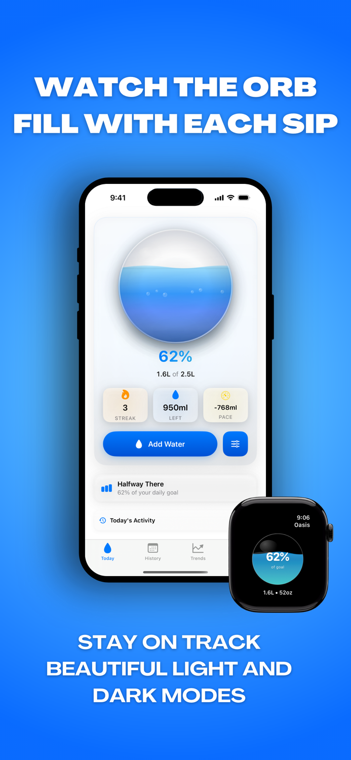 Oasis Water Tracker