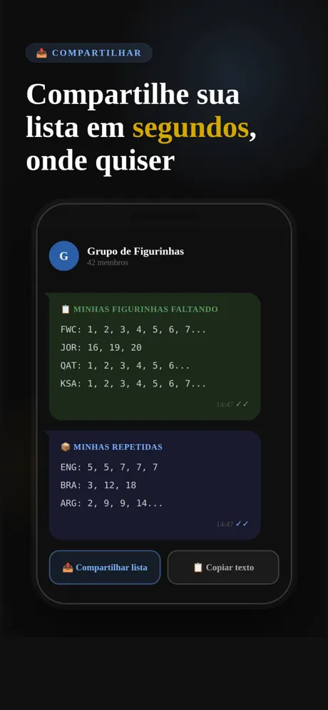 Figurinhas da Copa 2026 screenshot 2