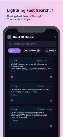 Clipster Clipboard Manager Screenshot 3 of 5