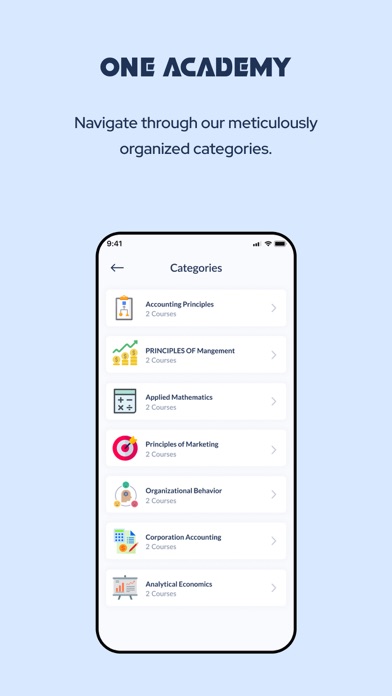 One Academy - وان اكاديمى iPhone screenshot 5 - Education app