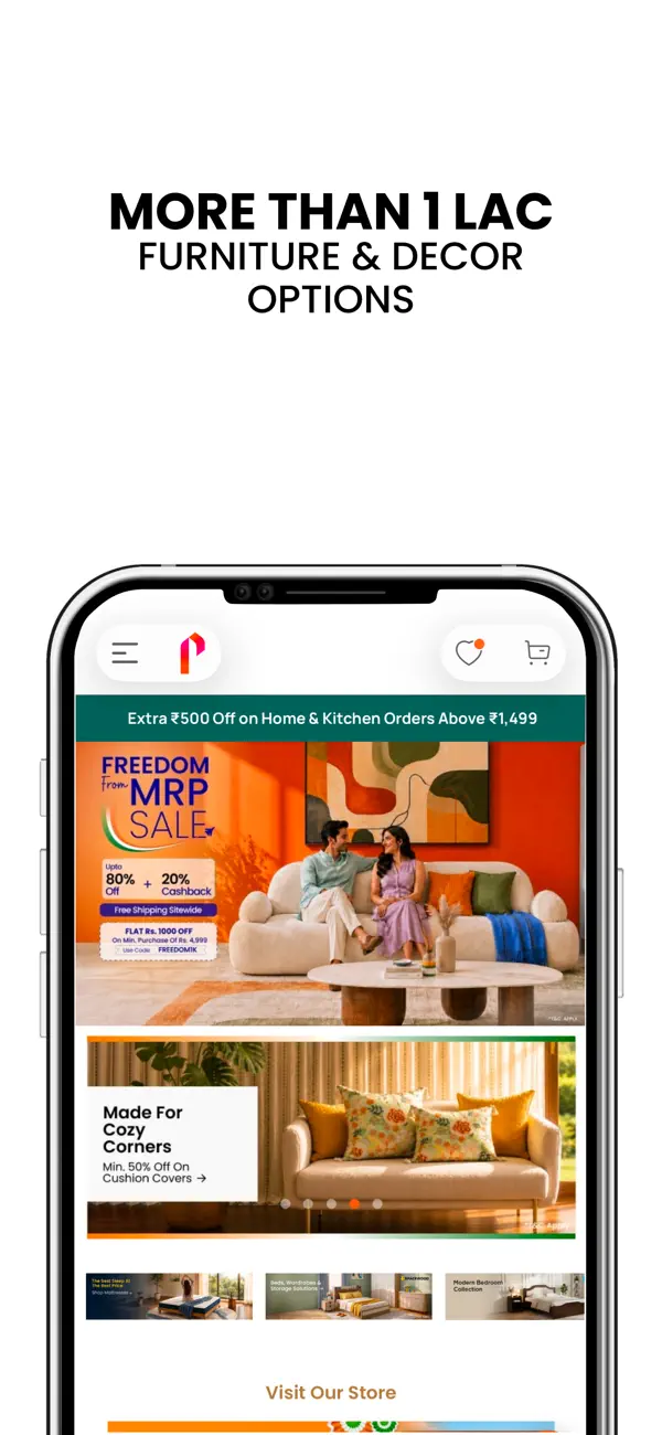Screenshot #2 pour Pepperfry Furniture Store