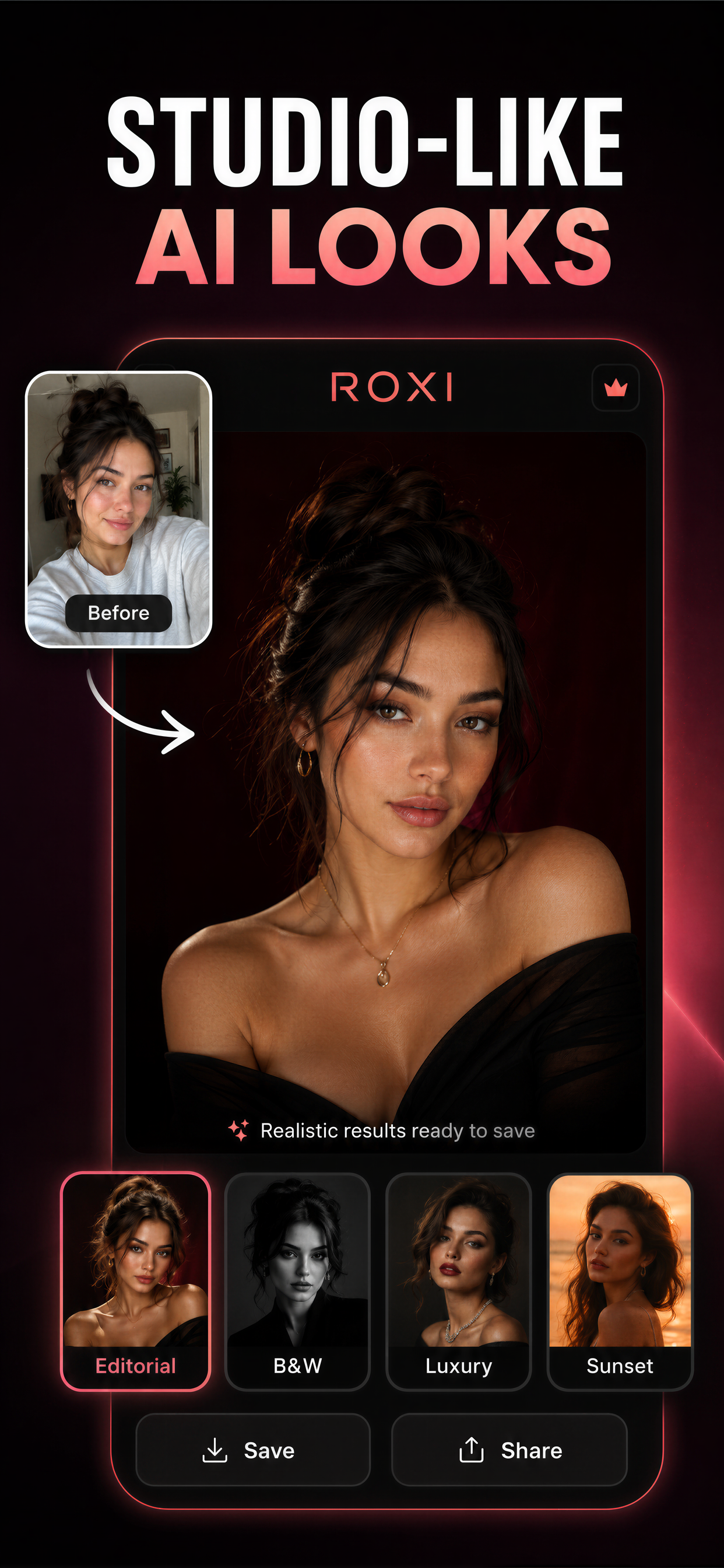 AI Selfie Maker roxi screenshot 6