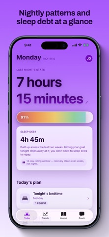 Mendtide: AI Sleep Coach iPhone screenshot