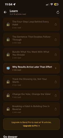 Bend Habit Tracker Screenshot 1 of 9