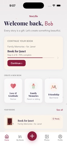 Storyflo - Keepsake Books screenshot