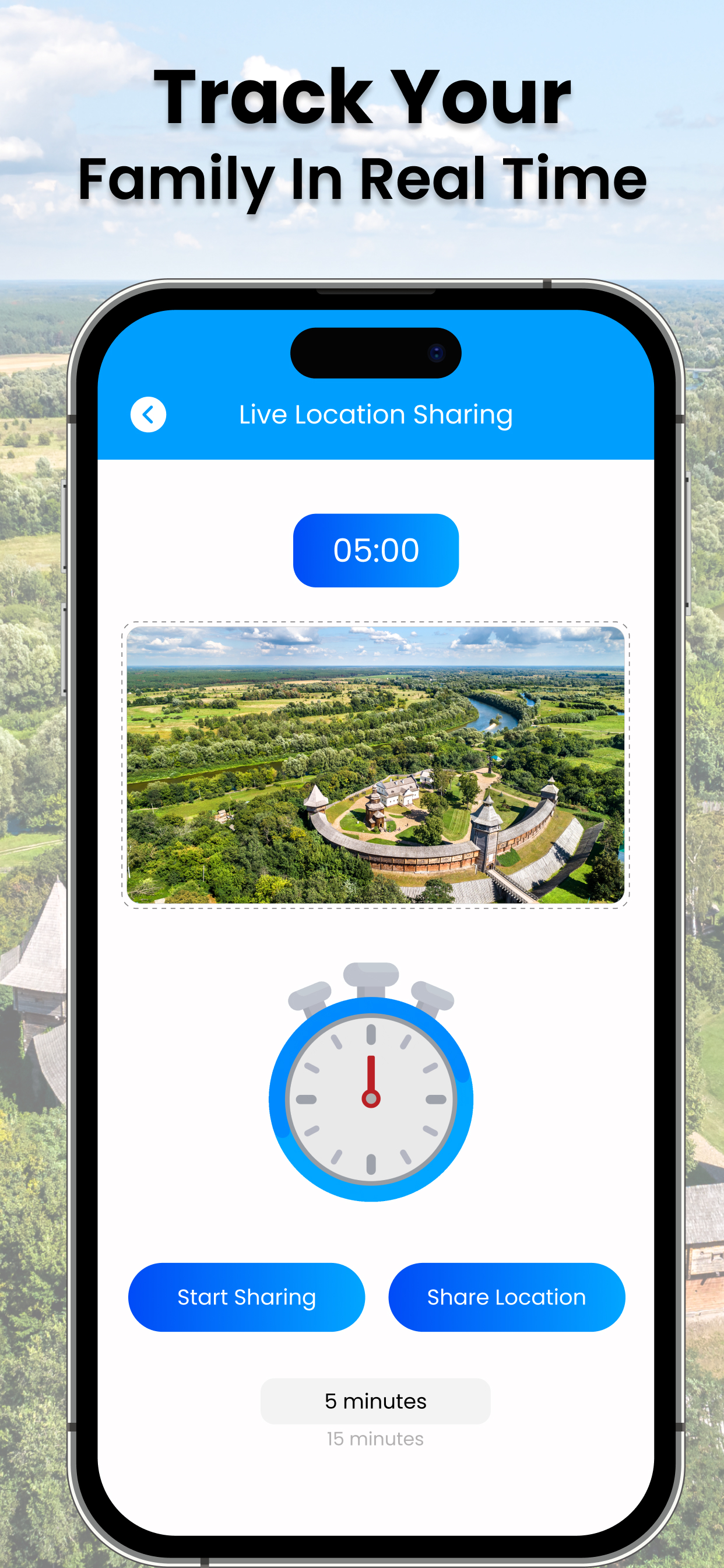 GPS Live Location Sharing