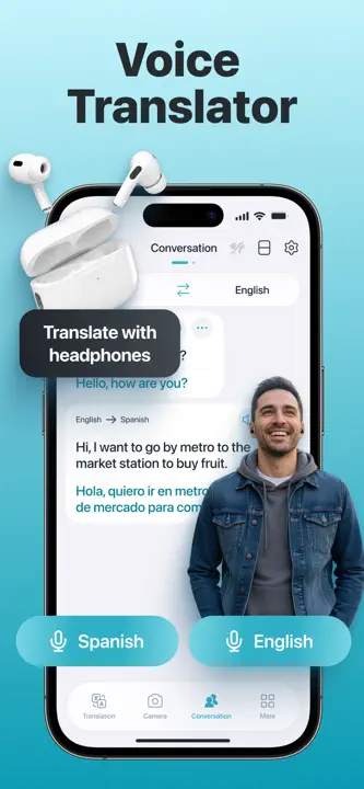 Voice Translator: Translate AI: Screenshot 1 von 8