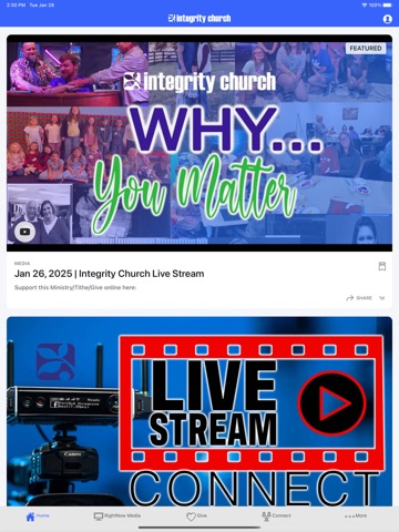 Integrity Church Burlington app screenshot 3