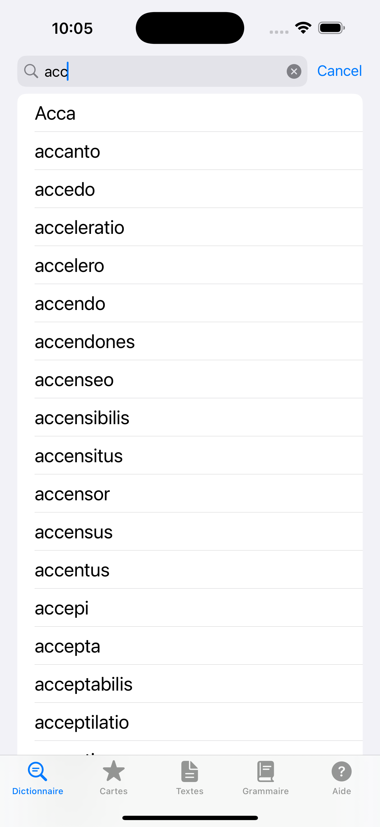 Tabula (Dictionnaire Latin)