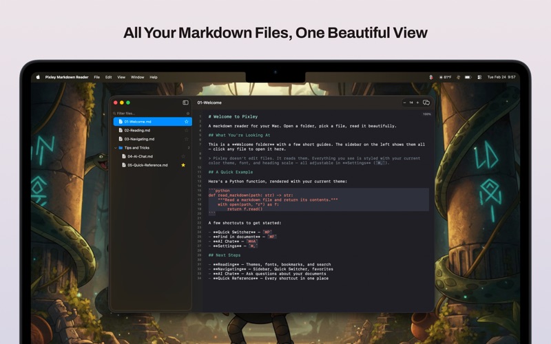 Pixley Markdown screenshot