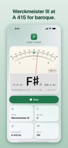 Pure Tuner – Temperaments screenshot 3