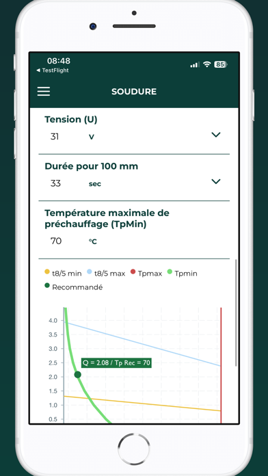Q Calculator Screenshot