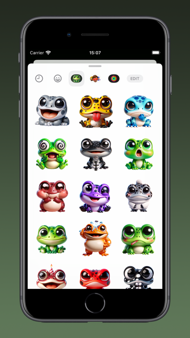 Rocko Frog Stickers Screenshot