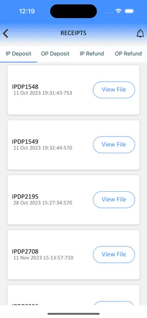 ISIC Patient Portal screenshot 1
