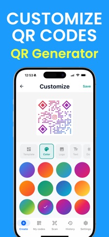 QR Maker QR Code Generator. Screenshot 3 of 5