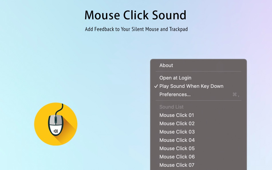 #3. Mouse Click Sound (macOS) Által: 方成 印