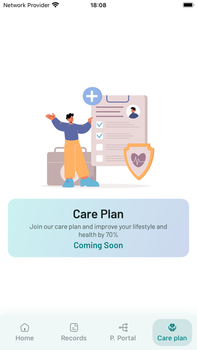Curamei Patient Screenshot