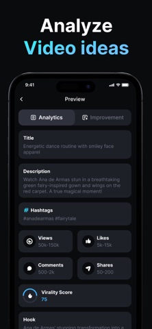 Reels Trends AI Video Analyzer screenshot