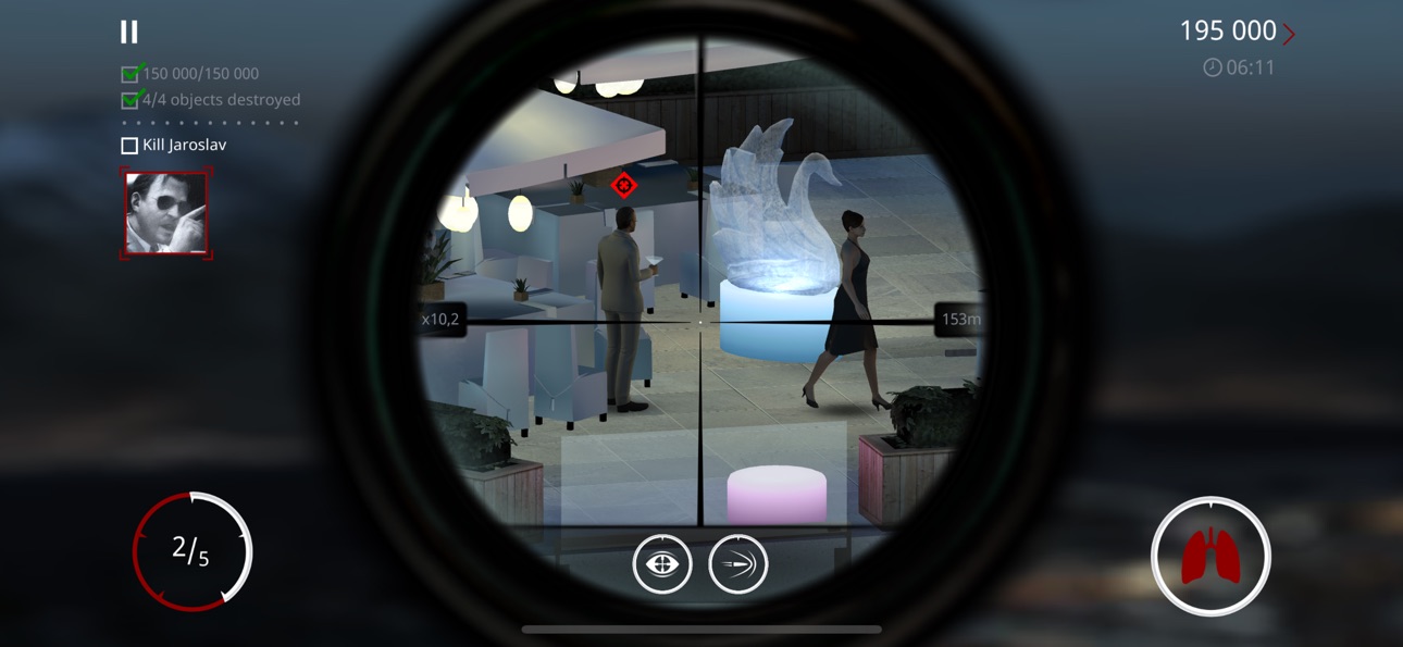 Hitman Sniper iOS Mod IPA screenshot 6 - iOS game interface