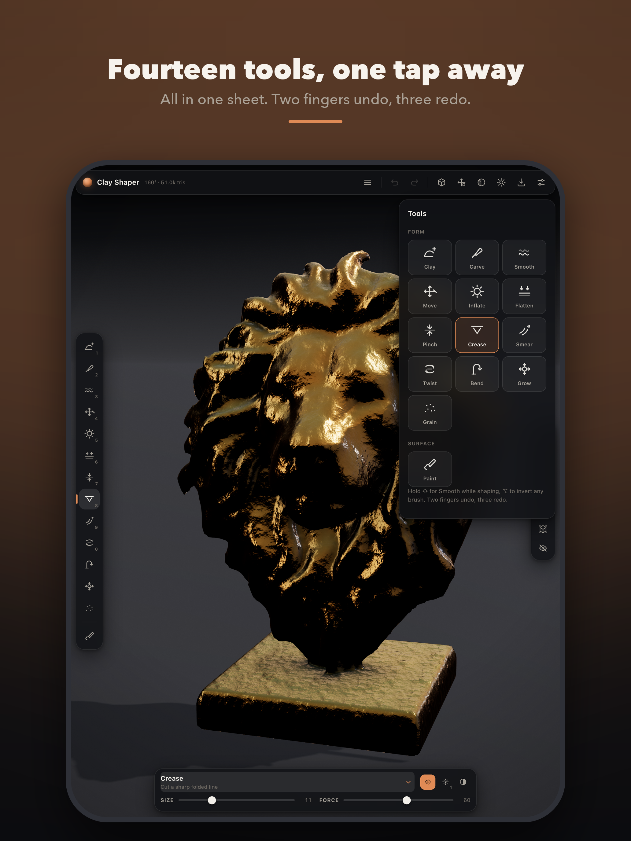 Clay Shaper: 3D Sculpting screenshot 8