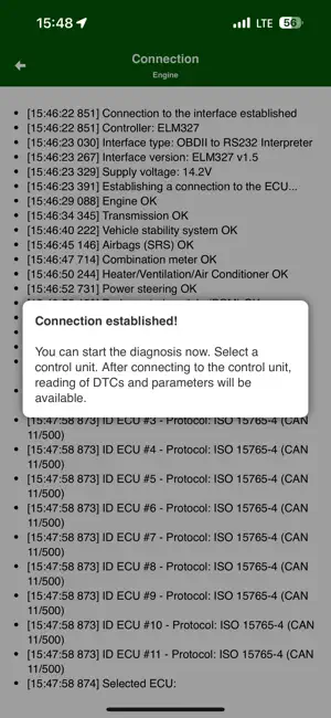 MotorData OBD ELM car scanner screenshot 4