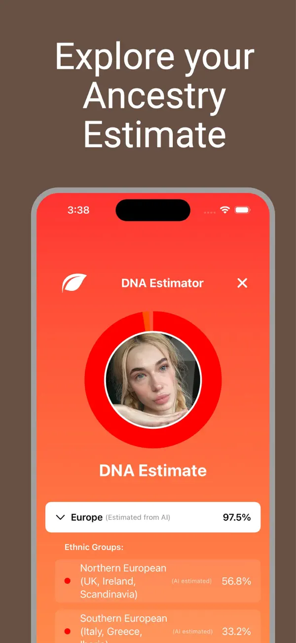 Screenshot #3 pour DNA Estimator - Ancestry