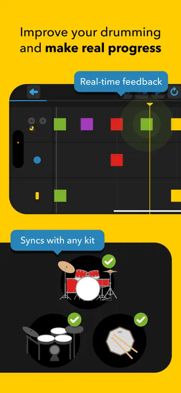 Melodics: Drum Lessons App screenshot 2 of 10