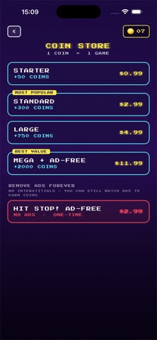 Hit Stop! iPhone screenshot