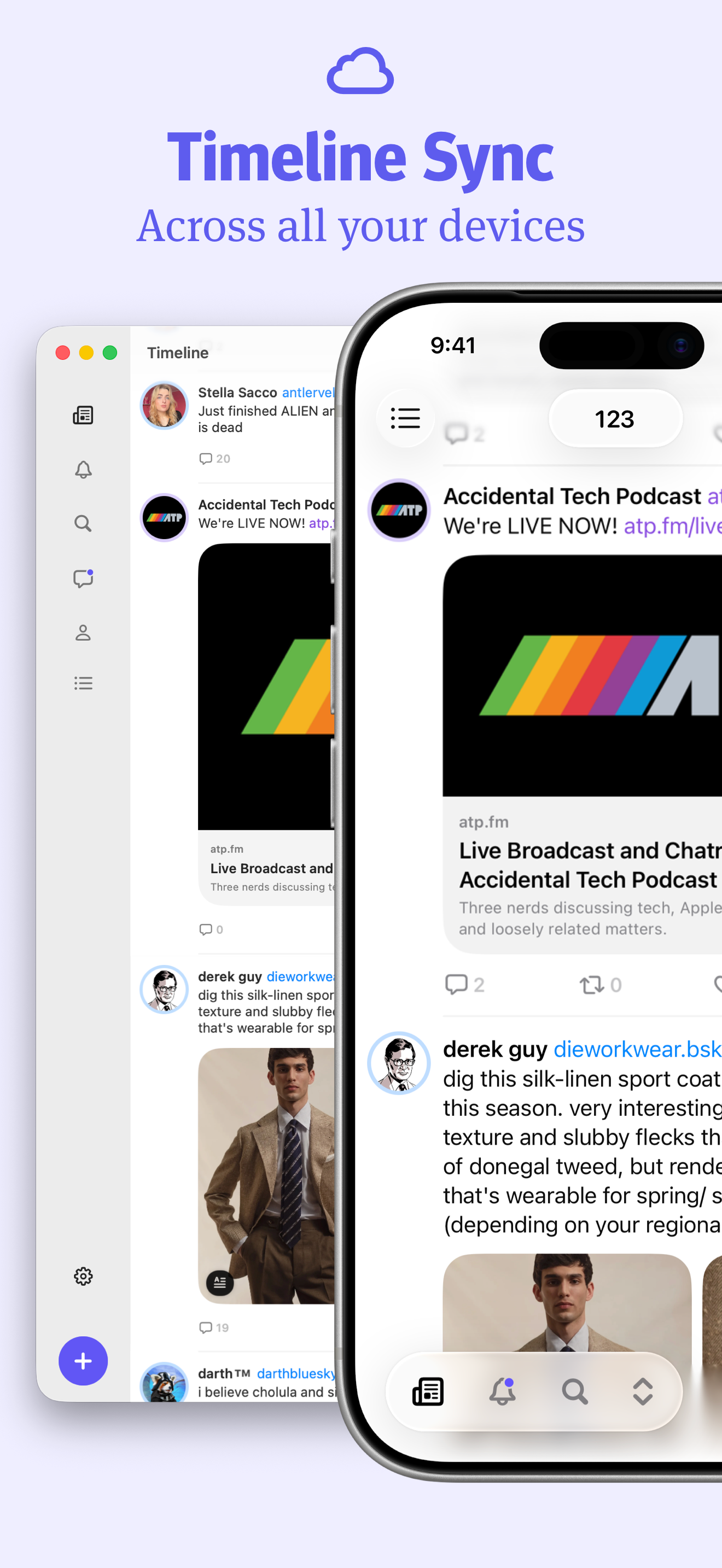 Indigo for Bluesky & Mastodon screenshot 3