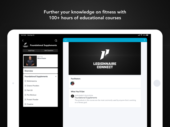 Legionnaire Connect iPad screenshot 4 - Social Networking app