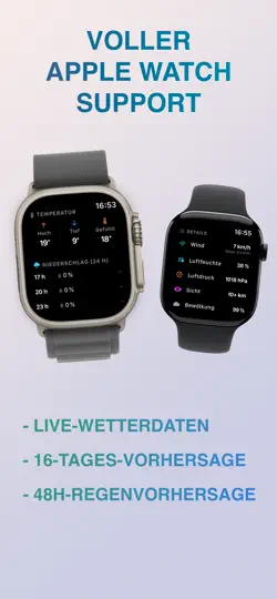 Screenshot von Wetter Ultra - Widgets & Regen auf dem iPhone 4