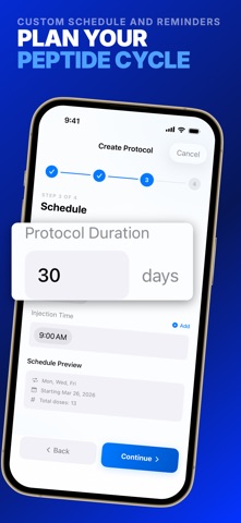Peptide Tracker & Log: Dosed Screenshot 8 of 10