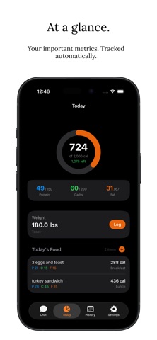 Tigris: AI Calorie Counter screenshot