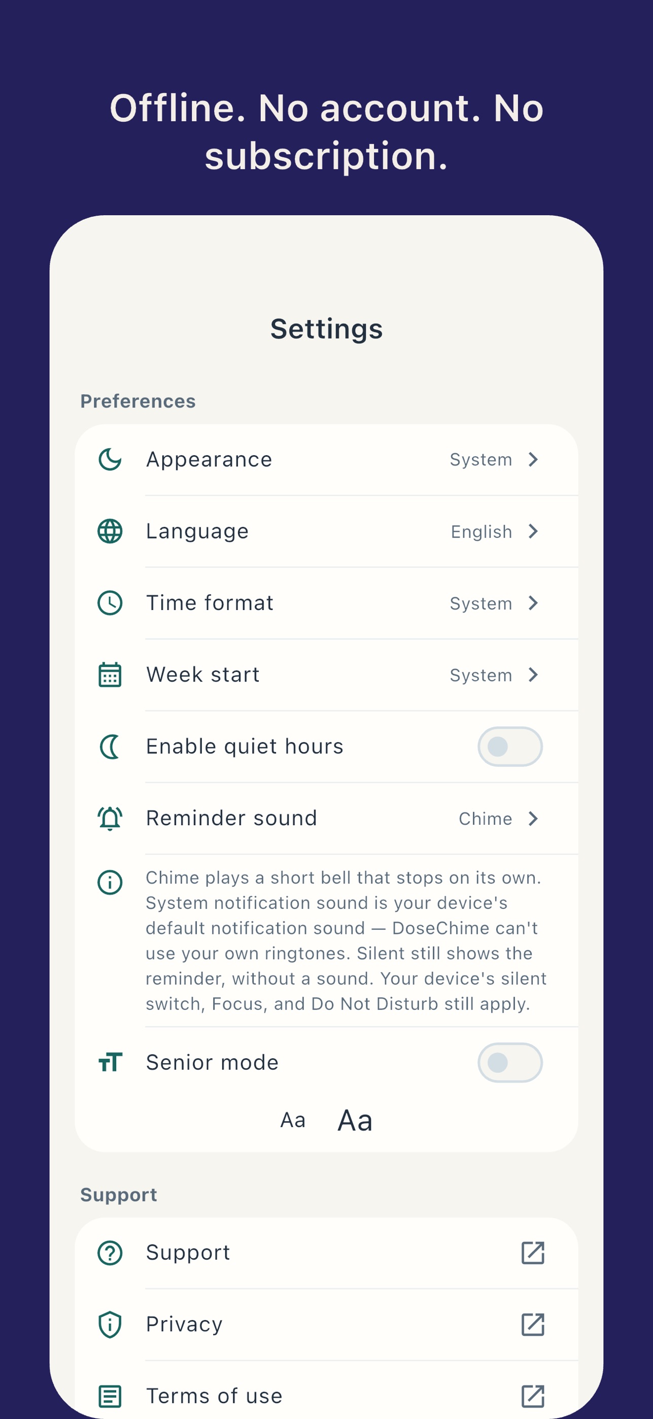 Screenshot 5 of Pill Reminder: DoseChime